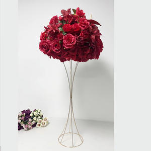 Centre de table pour événement de 80 cm de haut Centre de table pour table de mariage Grand centre de table en or élégant - Product Image 6