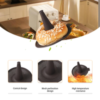Moules à pâtisserie OEM personnalisés de 6 pièces pour moules à beignets et à bagels Plateau à beignets Moule à gâteau en silicone Moule à beignets pour la cuisson de moules à beignets