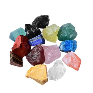 Vente en gros de pierres de guérison naturelles en quartz rose mélangées avec d'autres cristaux de pierre brute artisanale pour les mariages et les cadeaux - Product Image 4