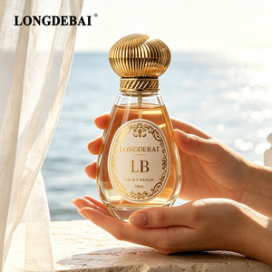 Custom Empty Round Perfume Bump Sprayer <b>Bottle</b> CE Certified 25ml 50ml 100ml Clear Crimp Glass Perfume <b>Bottle</b> with <b>Plastic</b> Lids - Product Image 2