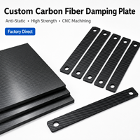 Fabricant de plaques en fibre de carbone en gros, plaques en fibre de carbone 3K Twill antistatiques personnalisées avec usinage CNC pour la robotique