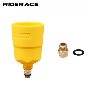 RIDERACE - Embudo de Purga para Frenos de Disco Hidráulicos de Bicicleta, Adaptadores de Metal de Cobre para Bicicleta de Carretera, Accesorios para Herramientas de Embudo de Aceite para <span class=keywords><strong>Shimano</strong></span> - Product Image 1