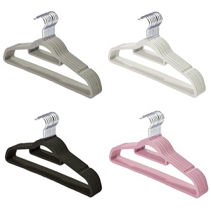 Móc áo bán buôn, móc áo nhung cho cửa hàng trực tuyến, tiết kiệm không gian, chống trượt, tùy chỉnh, miễn phí bán buôn - Product Image 1