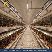 Cage à poules pondeuses de type H, nouvelle conception en acier galvanisé à chaud, spécialement conçue pour les fermes avicoles