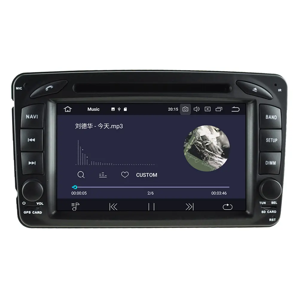 HD في الأوراق المالية 7 "الروبوت 11 مشغل أسطوانات للسيارة لاعب لمرسيدس-بنز W203 W209 W463 W168 Wifi GPS BT راديو ستيريو الصوت وسائل الإعلام مسجل شرائط
