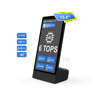 Nouvelle tablette Android 15,6 pouces 1080p, PC tablette tactile DC POE 10000 mAh, processeur Octa Quad Core Rockchip, Wi-Fi, NFC, 3G GSM 4G, kiosque de point de vente pour entreprises - Product Image 1