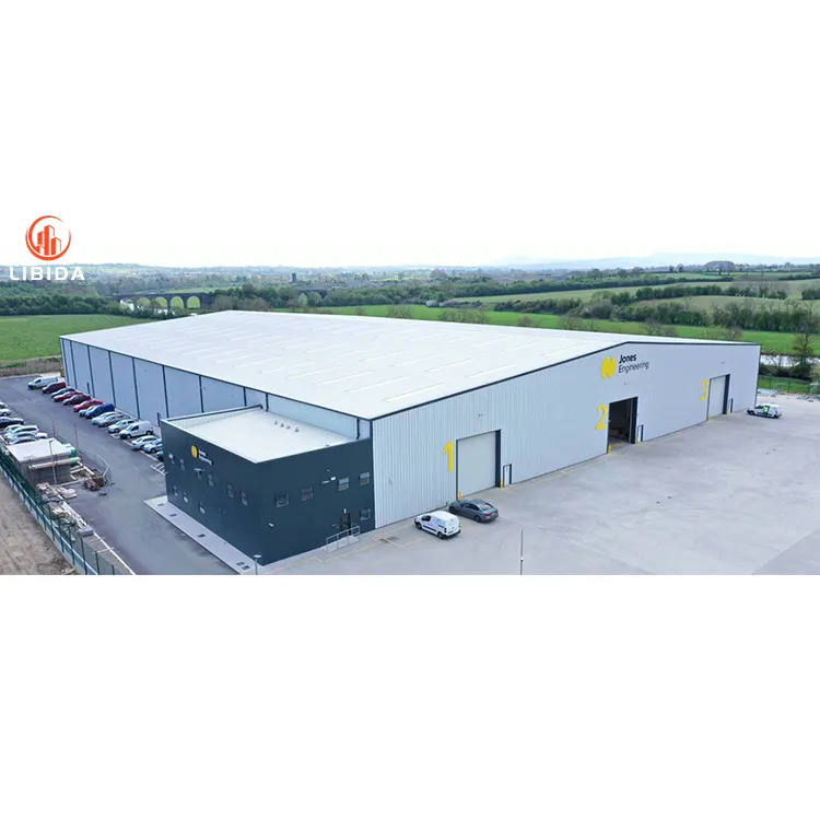 Architecture Design Pre-Engineered Steel Structure Factory Building Prefab Warehouse