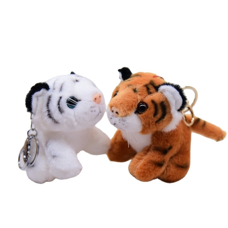 Tiger Pendant Keychain Toy Soft PVC