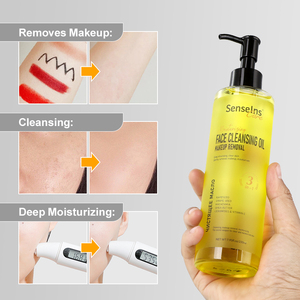 Toptan yüz temizleme yağı makyaj kaldırma Private label organik geliştirmek Dullness nemlendirir yatıştırıcı parlayan yüz Serum yağı - Product Image 6
