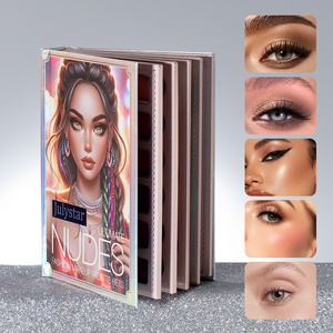 Kit complet <span class=keywords><strong>de</strong></span> <span class=keywords><strong>maquillage</strong></span> <span class=keywords><strong>magique</strong></span> tout-en-un <span class=keywords><strong>de</strong></span> 5 pages avec fard à paupières multi-tons, blush, illuminateur, contour et gloss brillant - Product Image 1