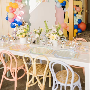 Silla Infantil de Ratán Hecha a Mano, Ecológica y Moderna, Segura para Parques, Ligera y Duradera, Muebles Infantiles para Fiestas de Cumpleaños - Product Image 1