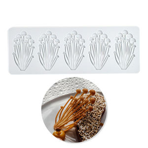 แม่พิมพ์ซิลิโคนรูปเห็ดเอโนกิ สำหรับทำขนม ตกแต่งเค้ก พร้อมแผ่นลูกไม้สำหรับทำขนม - Product Image 3