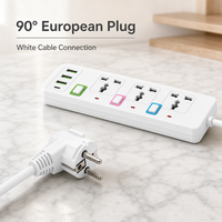 Prise de courant pour téléphone portable, Type-C, charge rapide, interface USB universelle, multiprise en cuivre, adaptateur d'extension pour usage domestique