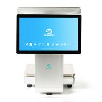 Báscula de Pesaje POS de Grado Industrial con Pantalla Táctil, Sistema Operativo Windows/Android, Impresora Térmica, Impresión de Etiquetas de Código de Barras