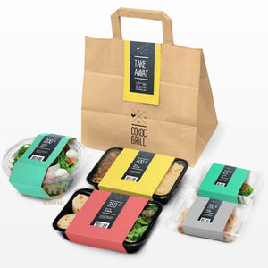 Boîte d'emballage alimentaire légère jetable écologique pour plats à emporter salade personnalisée fruits sushi repas léger Bentos déjeuner-récipient alimentaire - Product Image 6