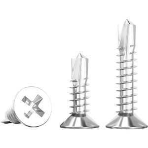 สกรูเจาะยึดแผ่นหลังคาเหล็กสแตนเลส Tianzhuo Hardware แบบหัวจมฟิลลิปส์ เกรด 304 316 - Product Image 2