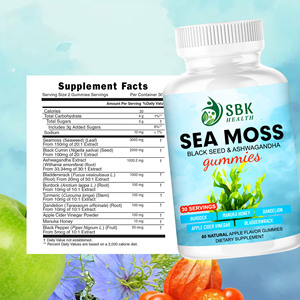 Gomitas de Musgo Marino de Alta Calidad, Carbohidratos Totales y Azúcares Totales, Apoya el Bienestar Inmunológico Diario, Energía Natural Diaria, Sodio - Product Image 2