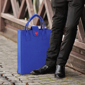 Bolsa de Compras Ecológica de Fieltro PET para Mujer con Logotipo Personalizado, Impresión en Seda, Uso Promocional Personalizado - Product Image 1
