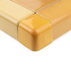 Piastrella Angolare Marocco Ambra 4,5 X 4,5 X 4,5 Cm Lucida con Bordi Irregolari - Product Image 2