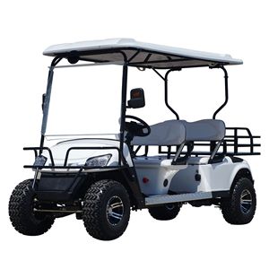 Electric Golf Cart 60-<b>72V</b> 100Ah <b>Battery</b> 70-90km Range 4 Seater Off Road Sightseeing Vehicle For Park Tour And Property Viewing - Product Image 1