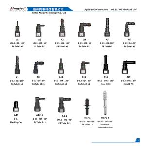 Raccord rapide pour carburant automobile en acier PA11 SAE <span class=keywords><strong>1</strong></span>/4 pouce vers tube en nylon de 6,30 mm, fabriqué en Chine, avec nouveau système de paiement, connecteur rapide pour carburant - Product Image 3