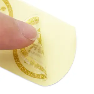 透明半透明圆形空白贴纸强力粘合直径 1英寸 2.5厘米定制形状