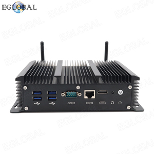 Eglobal Intel Core I3-7130U Mini PC <span class=keywords><strong>16GB</strong></span> <span class=keywords><strong>DDR3</strong></span> 6LAN 2COM Watchdog Computer Desktop <span class=keywords><strong>2</strong></span> Core Fanless industriale minuscolo PC - Product Image 1