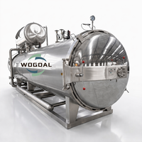 Autoclave de Gran Escala con Puertas Dobles para Esterilización de Alimentos, Pescado y Pollo Enlatados