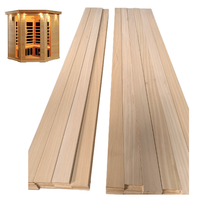 Planche de bois ayous en bois massif nature pour sauna