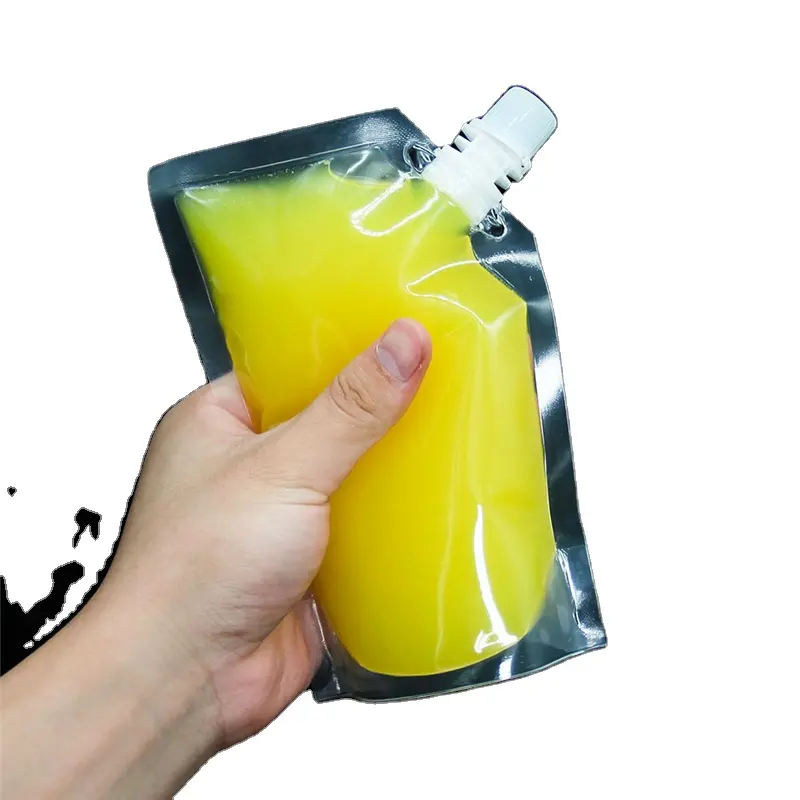 Plastic Spout Pouch Juice Stand-up Wine Liquid Beverage Storage Nozzle bag