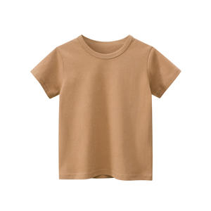 T-shirt uni pour enfants en coton, 11 couleurs, pour garçons et filles, hauts d'été pour enfants, t-shirts pour bébés - Product Image 6