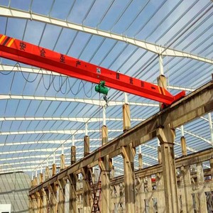 Sistema de Puente Grúa Monoviga con Altura Máxima de Elevación de 20 m, Control Remoto, Tecnología Antivuelco, Nuevo Motor, Bomba de Engranajes, PLC - Product Image 1
