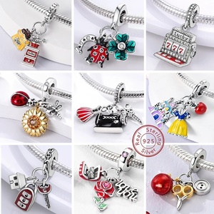 Charm Pendente MULA Serie Rossa Originale in Argento Sterling <span class=keywords><strong>925</strong></span> per Bracciali e Collane Fai-da-Te Gioielli per Bambini Idea Regalo con Zircone - Product Image 2
