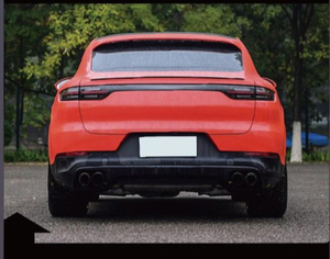Cayenne 2018 2023สไตล์ TKT ชุดบอดี้วัสดุ PP กันชนหน้าหลังสปอยเลอร์สปอร์ต - Product Image 3