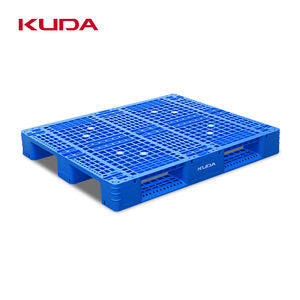 Palette en plastique KUDA 1210C-WGCZ avec tube en acier intégré, palette de stockage logistique, plateforme de manutention, 1200x1000x150mm - Product Image 1