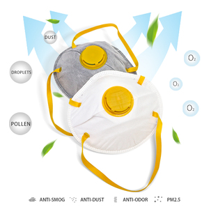 Masque Respiratoire Jetable Anti-Poussière 5 Plis à Boucles Auriculaires, Conception en Forme de Coque, du Fabricant Head Loop - Product Image 6