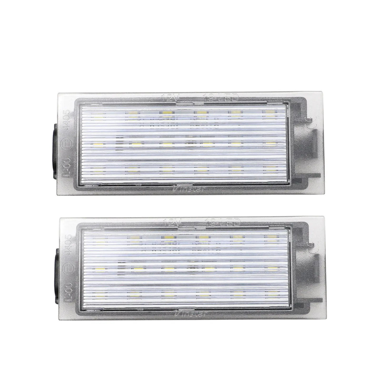 Luces LED brillantes para matrícula de coche, lámpara para Renault Clio Kadjar Kangoo Laguna Twingo Master, 3 unidades