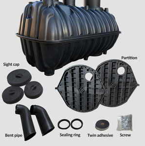 Instalación de Cámaras de Infiltración, Tanque Séptico Subterráneo de HDPE, Fosa Séptica, Digestor, Equipo de Tratamiento de Aguas Residuales, ISO9001 - Product Image 6