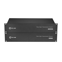 2RU 8x Çift Yönlü XLR Dengeli Ses Fiber Optik Dönüştürücü