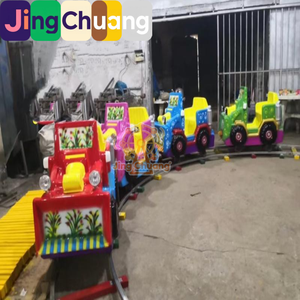 Tren de pista cuadrada para niños, equipo de diversión grande para exteriores, con batería enchufable, atracción infantil para parques y puestos de mercado nocturno - Product Image 6