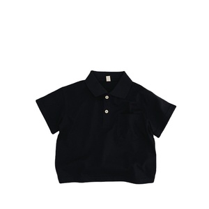 <span class=keywords><strong>Polo</strong></span> à manches courtes pour enfants, nouvelle collection été 2024, couleur unie, simple, pour garçons et filles, t-shirt à col <span class=keywords><strong>polo</strong></span> pour bébé - Product Image 1