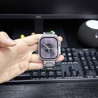 Fabricant de bracelets de montre en métal sur mesure haut de gamme, bracelet de montre en titane/acier inoxydable de 49 mm pour Apple Watch, possibilité de gravure de logo