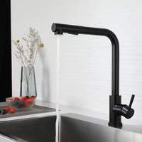 Robinet de cuisine à 3 voies thermostatique en acier inoxydable à poignée unique avec distributeur de savon Caractéristique de chauffage électrique instantané de l'eau