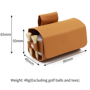 Túi Đựng Bóng Golf Cầm Tay Túi Đựng Bóng Golf Bằng Da Có 4 Màu - Product Image 2