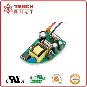 Prodotto USB 5V 2.1A, con due connettori USB, utilizzato per l'alimentazione di telefoni cellulari a scheda nuda, switch power USB design - Product Image 2