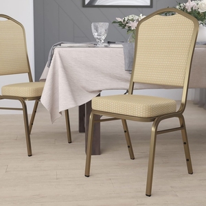 Bán buôn giá rẻ Fancy sang trọng Stackable cho thuê vàng kim loại sắt thép tiệc cưới khách sạn ghế - Product Image 6