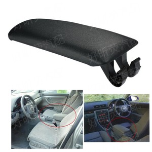 Cubierta para Reposabrazos Central de Audi A4, Caja de Almacenamiento de Cuero Negro, Modelos B6 B7 2002-2008 - Product Image 3