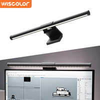 Barra de Luz para Monitor de Aluminio con Alto CRI 95+, Alimentación USB, Lámpara Colgante para Pantalla con Protección Ocular, Regulable CCT, Control Táctil, Luz para Escritorio de Computadora