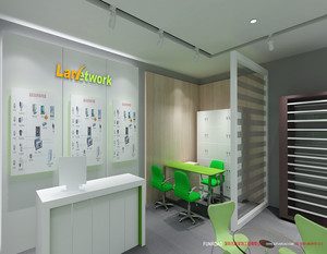 Elektronik Store Fitting Fixture cerdas <span class=keywords><strong>CCTV</strong></span> kamera tampilan kabinet LED untuk aksesoris telepon Showcase Desain Interior - Product Image 6