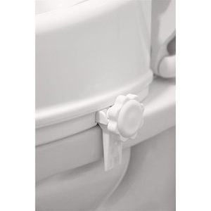 Rialzo per WC Quadrato per Anziani (10 cm), Rialzo per WC Quadrato per Adulti con Coperchio PEPE P30041 - Product Image 5